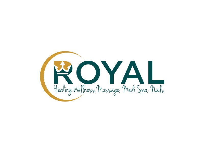 Royal Healing Wellness Massage, Medi Spa, Nails logo design by Diancox