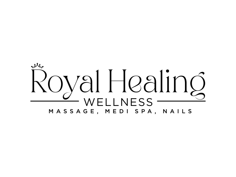 Royal Healing Wellness Massage, Medi Spa, Nails logo design by qqdesigns