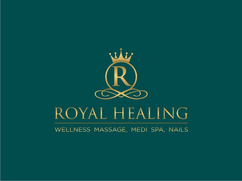 Royal Healing Wellness Massage, Medi Spa, Nails logo design by Adundas