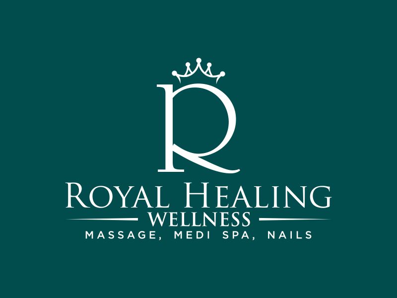 Royal Healing Wellness Massage, Medi Spa, Nails logo design by qqdesigns