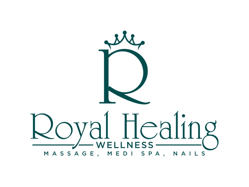 Royal Healing Wellness Massage, Medi Spa, Nails logo design by qqdesigns