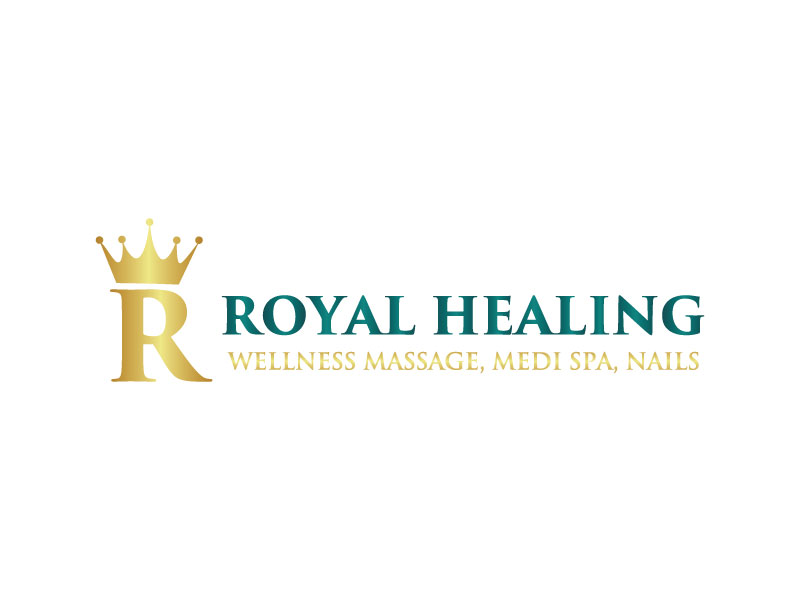 Royal Healing Wellness Massage, Medi Spa, Nails logo design by MuhammadSami