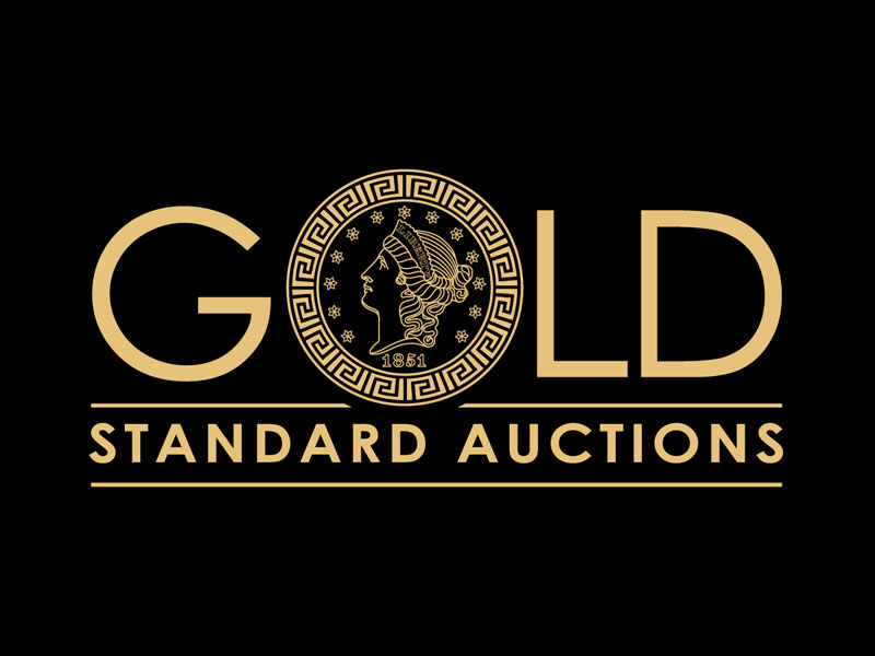 Gold Standard Auctions logo design by DreamLogoDesign