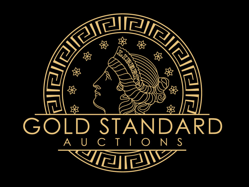 Gold Standard Auctions logo design by DreamLogoDesign