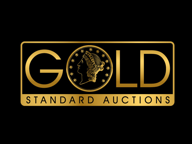 Gold Standard Auctions logo design by DreamLogoDesign