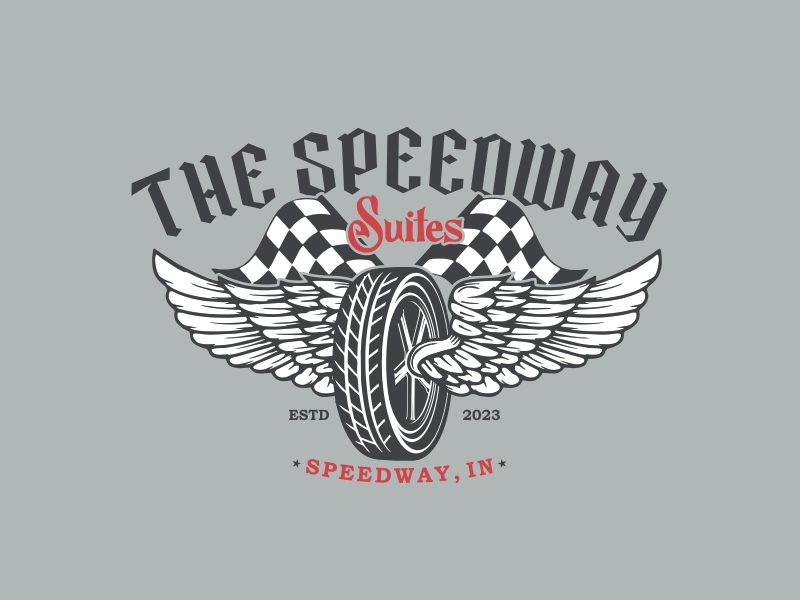 The Speedway Suites logo design by BlessedGraphic