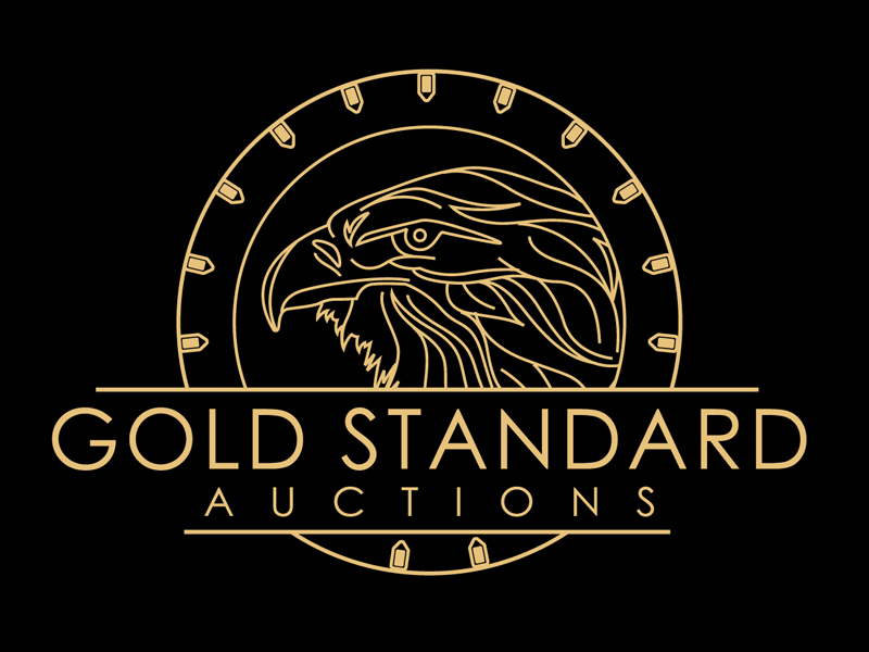 Gold Standard Auctions logo design by DreamLogoDesign