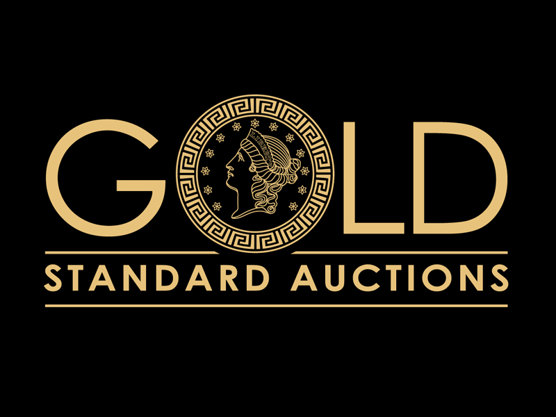 Gold Standard Auctions logo design by DreamLogoDesign