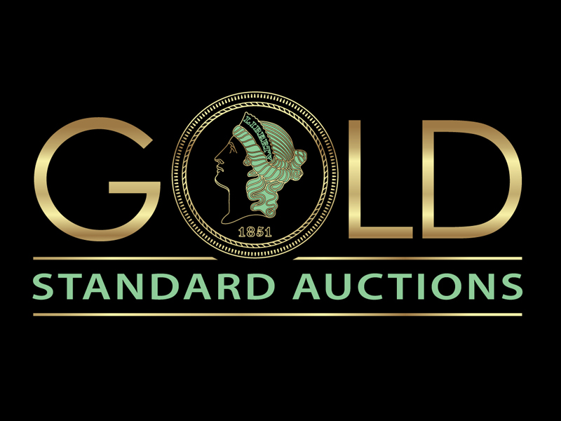 Gold Standard Auctions logo design by DreamLogoDesign