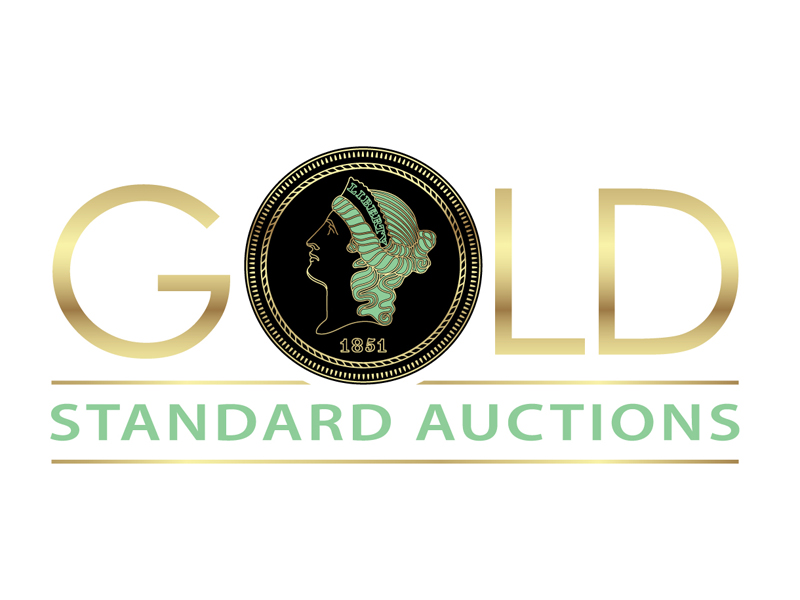 Gold Standard Auctions logo design by DreamLogoDesign