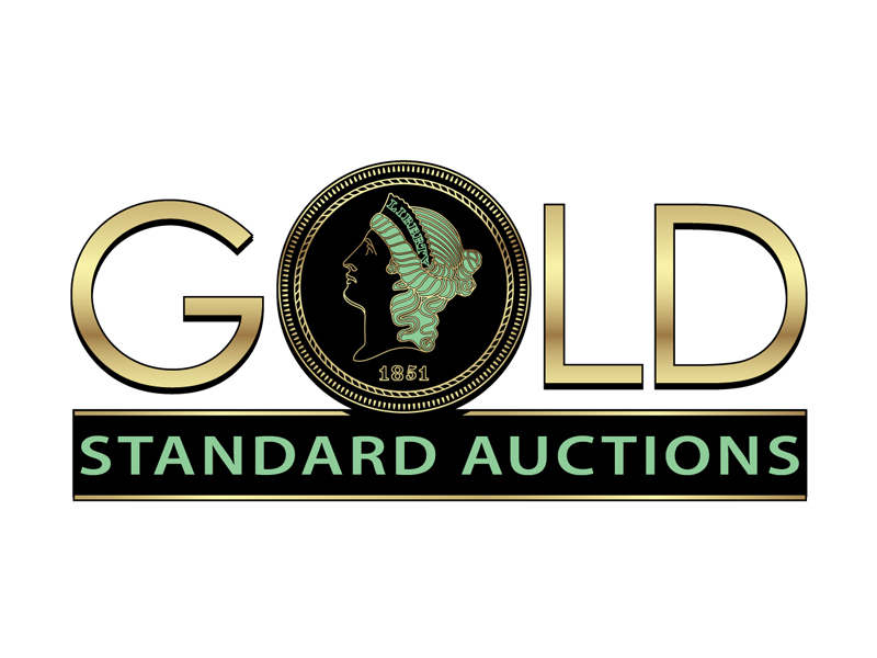 Gold Standard Auctions logo design by DreamLogoDesign