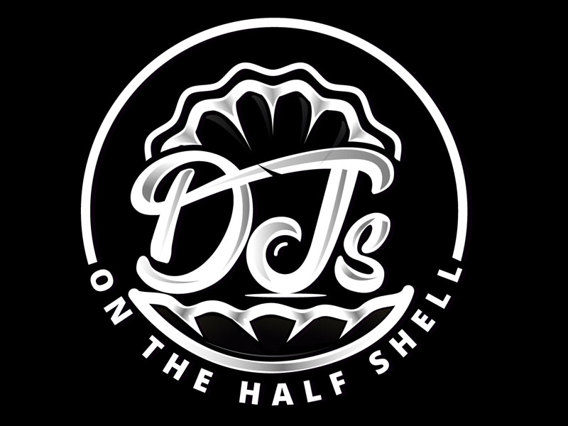 DJs On The Half Shell logo design by DreamLogoDesign