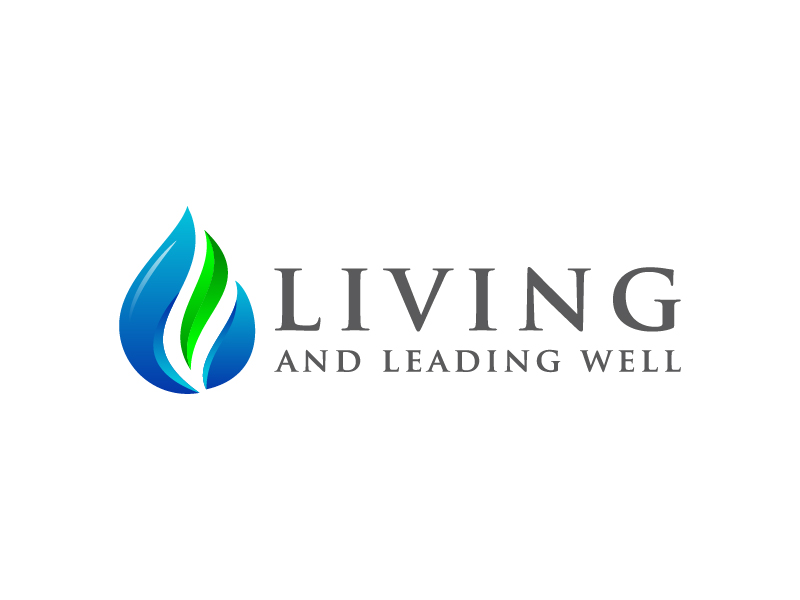 Living and Leading Well logo design by Fear