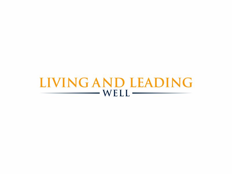 Living and Leading Well logo design by muda_belia