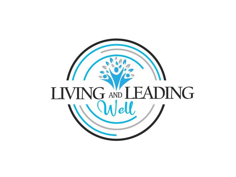 Living and Leading Well logo design by bloomgirrl