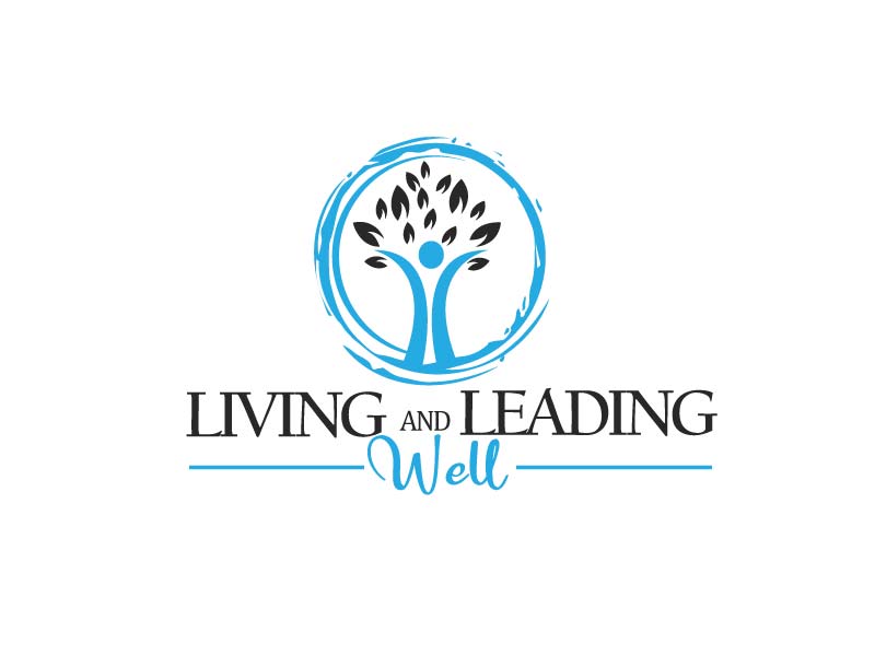 Living and Leading Well logo design by bloomgirrl