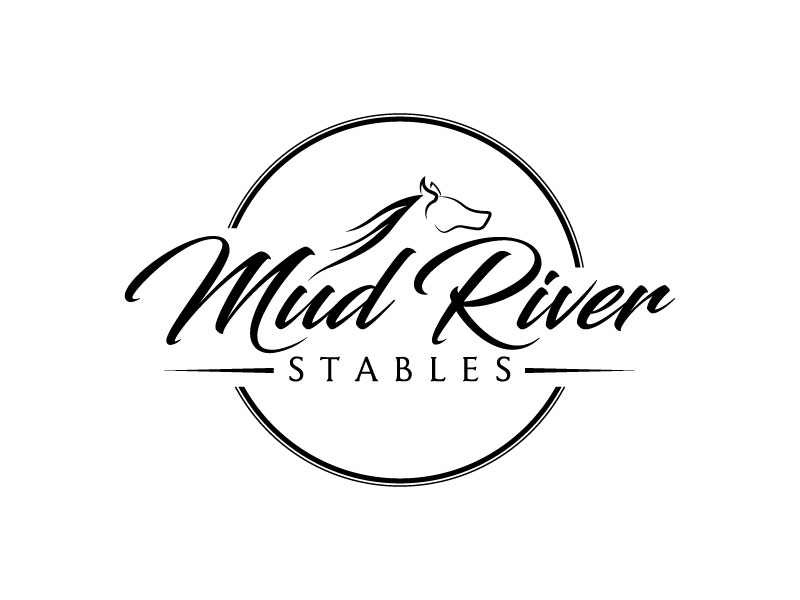 Mud River Stables logo design by M Fariid