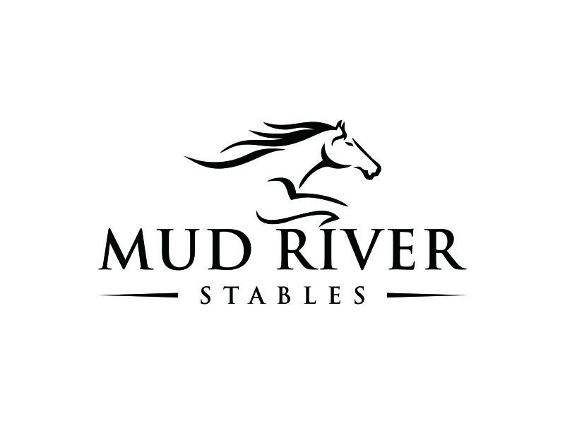 Mud River Stables logo design by ozenkgraphic