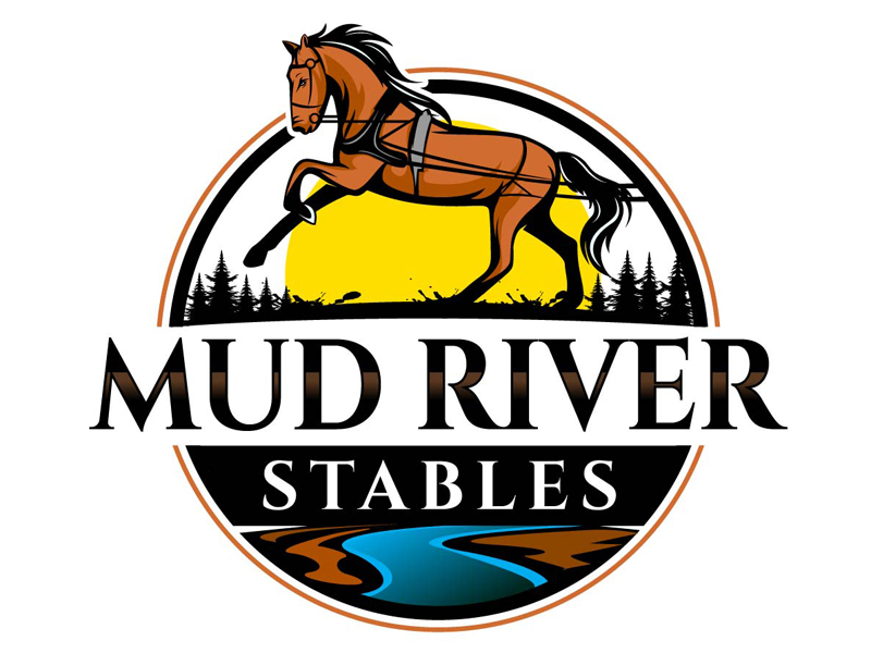 Mud River Stables logo design by DreamLogoDesign