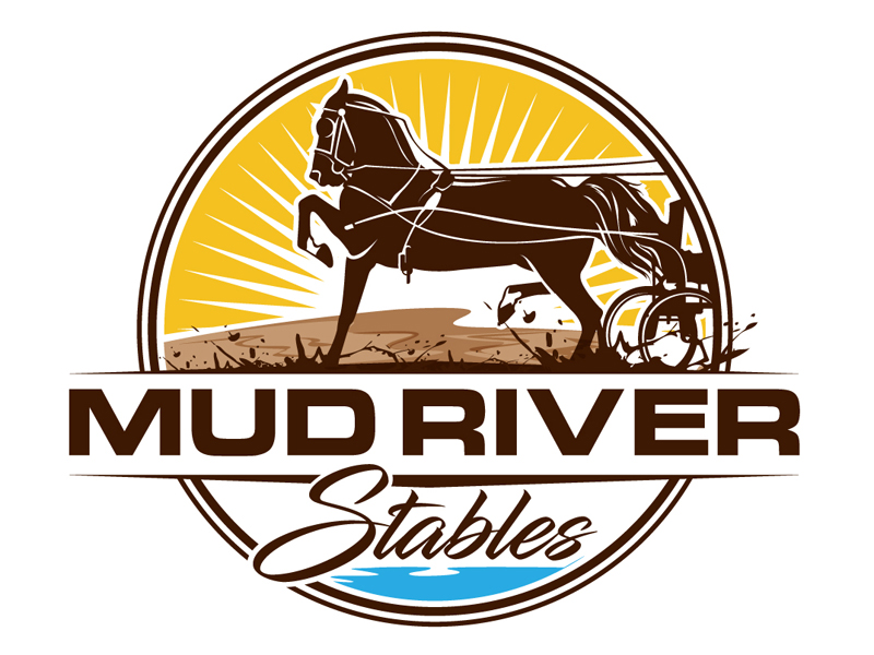 Mud River Stables logo design by DreamLogoDesign