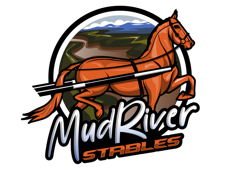 Mud River Stables logo design by DreamLogoDesign