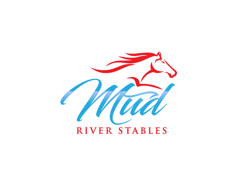 Mud River Stables logo design by Webphixo