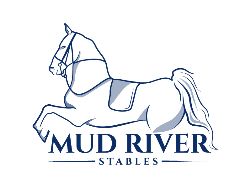 Mud River Stables logo design by om design