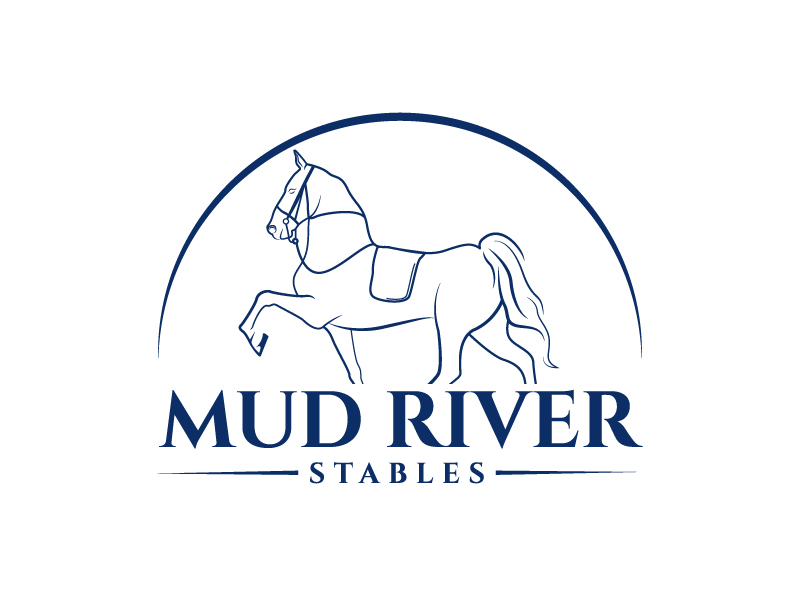 Mud River Stables logo design by om design