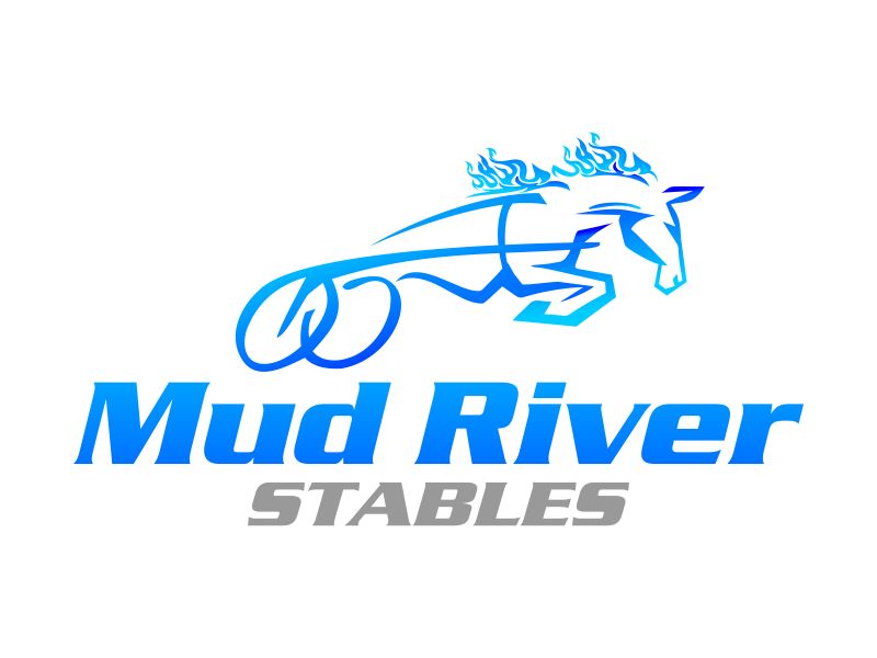 Mud River Stables logo design by Dhieko