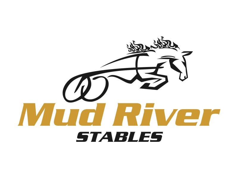 Mud River Stables logo design by Dhieko