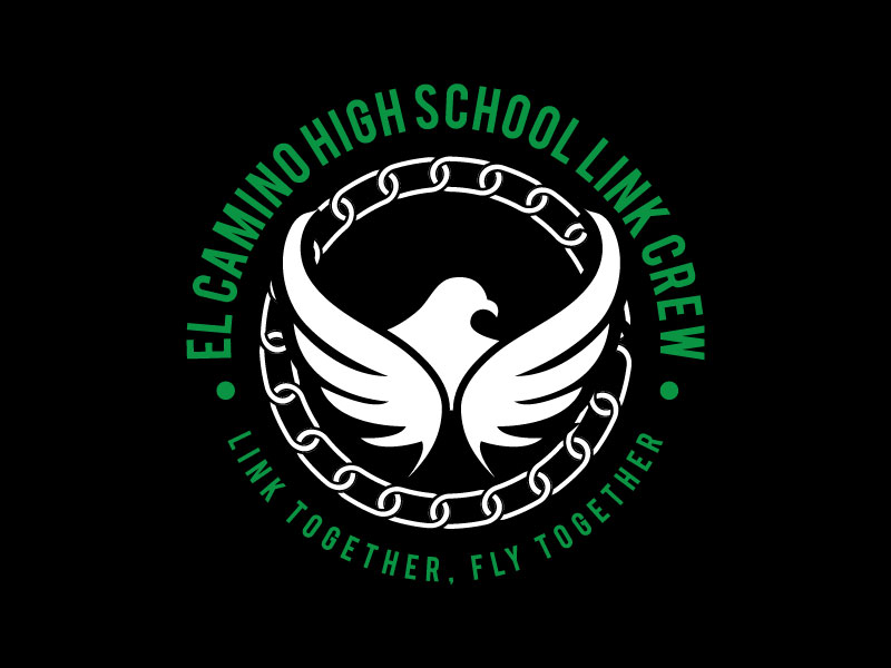 El Camino High School Link Crew logo design by MonkDesign