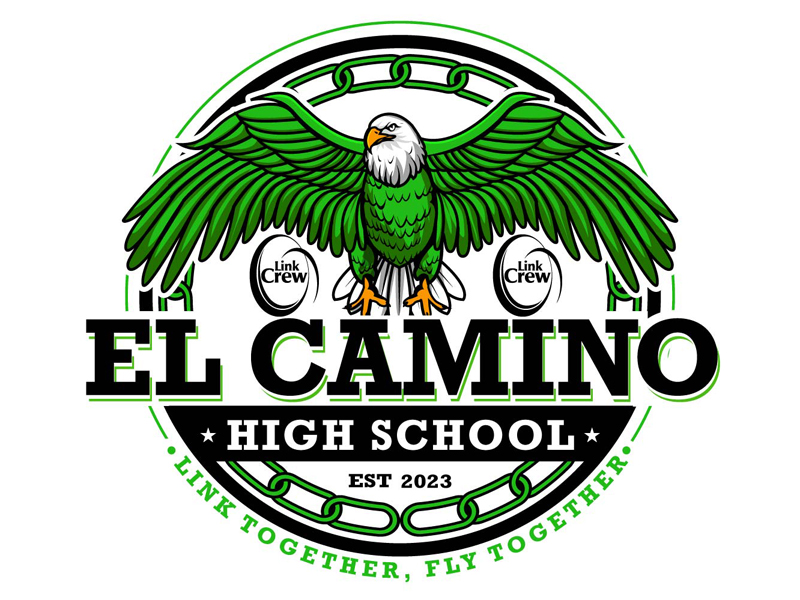 El Camino High School Link Crew logo design by DreamLogoDesign