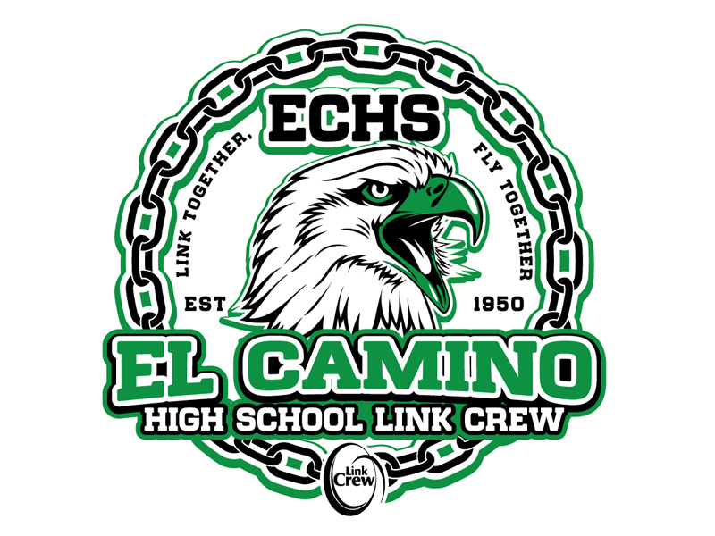 El Camino High School Link Crew logo design by DreamLogoDesign