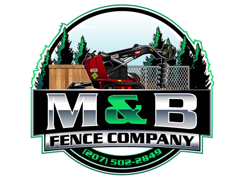 M&B Fence Company logo design by axel182