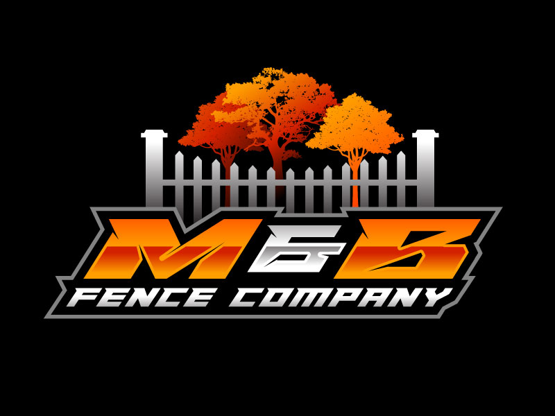 M&B Fence Company logo design by REDCROW