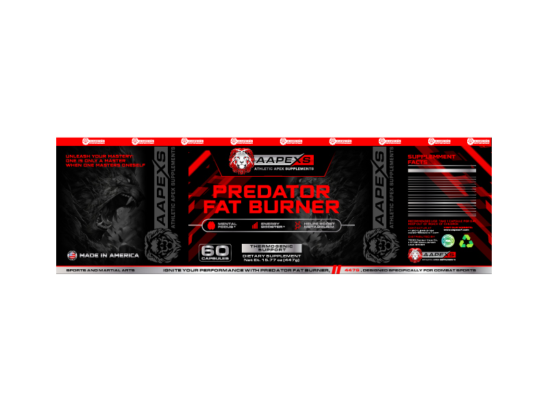 Label design for: AAPEXS Combat Supplements logo design by Ebad uddin