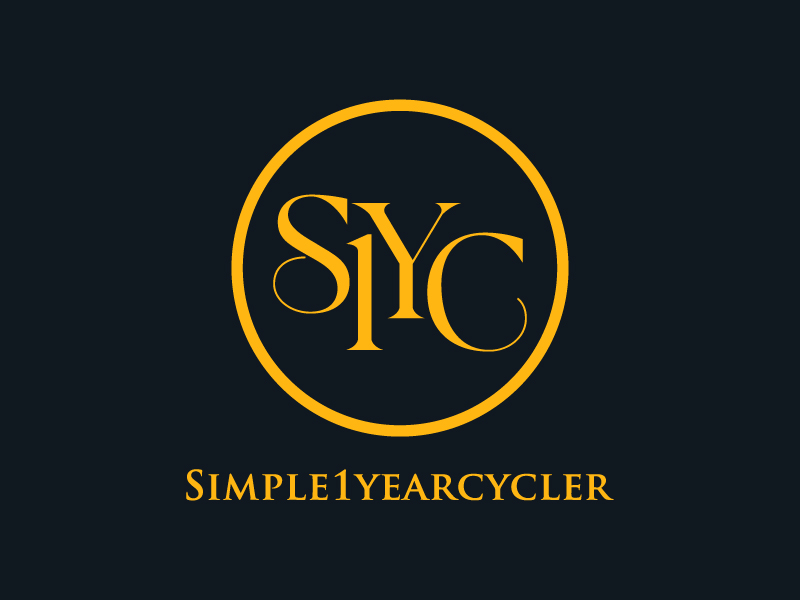 Simple1yearcycler logo design by BrainStorming