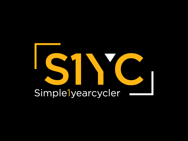 Simple1yearcycler logo design by BrainStorming