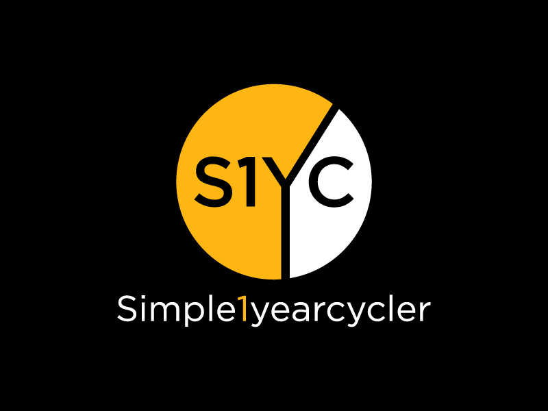 Simple1yearcycler logo design by BrainStorming