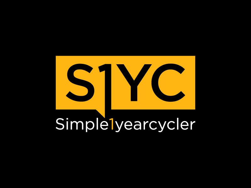 Simple1yearcycler logo design by BrainStorming