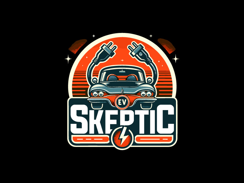 EV Skeptic logo design by Ebad uddin