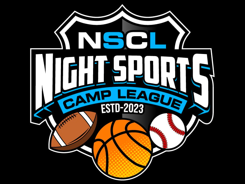 Night sports camp league.     (NSCL) Logo Design