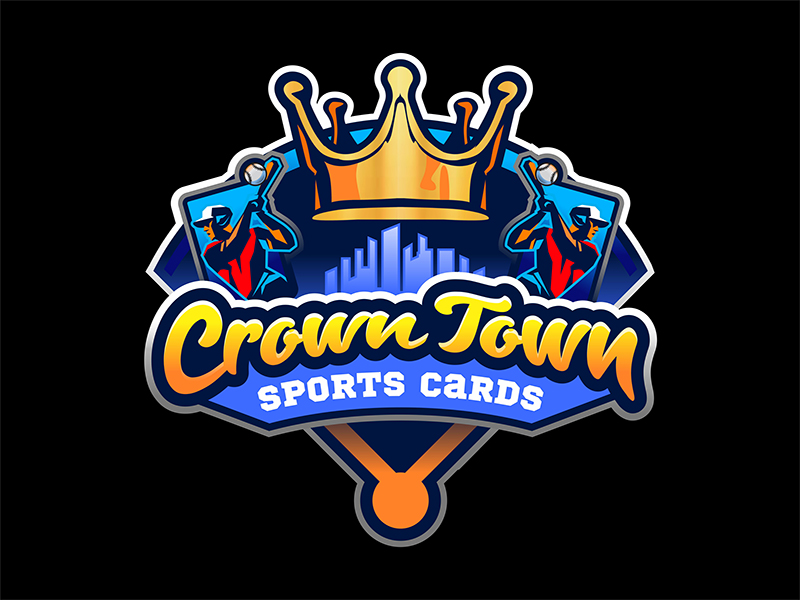 Crown Town Sports Cards logo design by gitzart